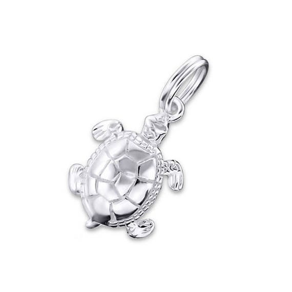 Silver Turtle Charm Dangle Fits Pandora Bracelets Or Any Silver Turtle Charm Dangle Fits Pandora, Pandora Charms Turtle