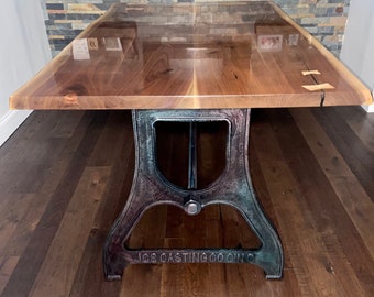 Industrial Age Table Etsy