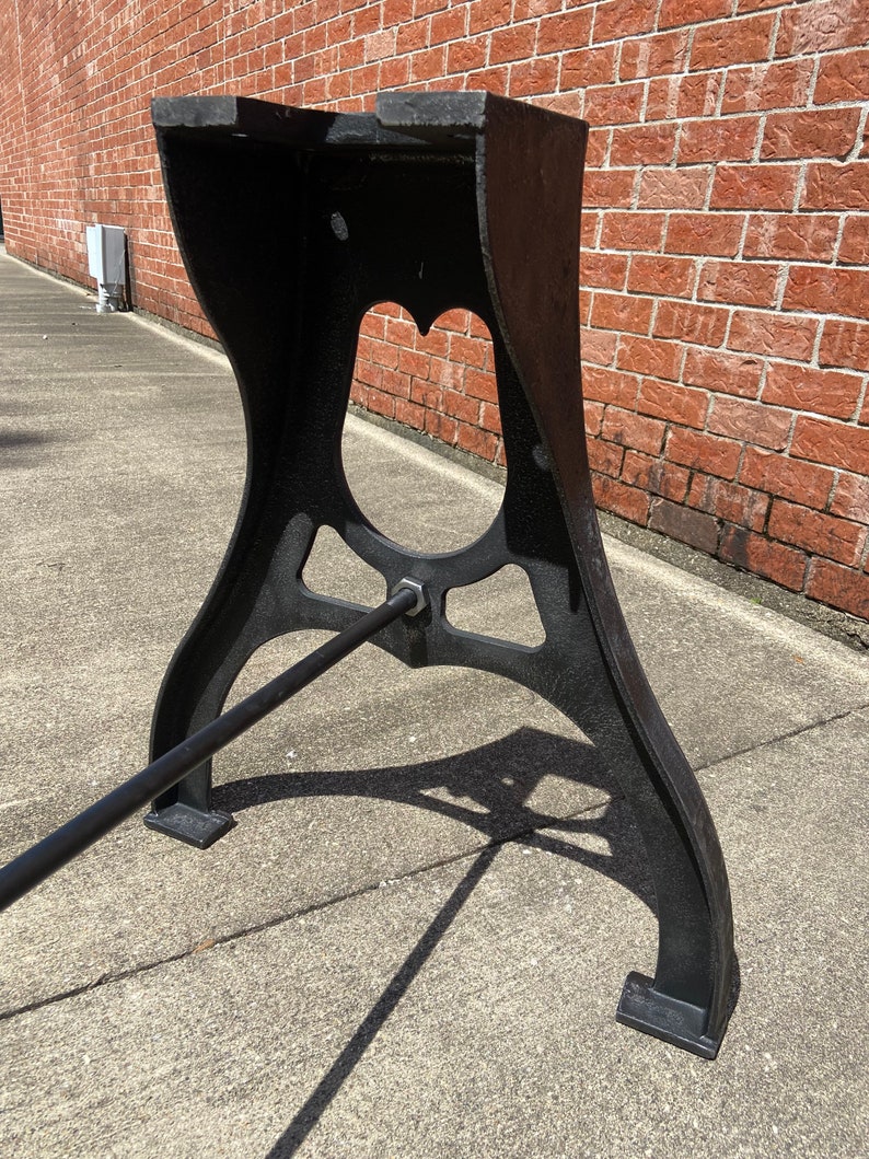 Cast Iron Dining Table Legs Desk Base Industrial Design Etsy