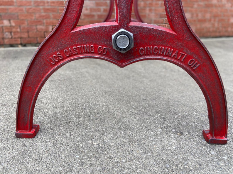 34 Counter Height Cast Iron Table Legs Base Industrial Etsy