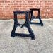 Cast Iron Bench/Coffee Table legs 2 pack Industrial Embossed “ RUSTIC” JCS CASTING Co. Live edge, reclaimed, bases wood granite 