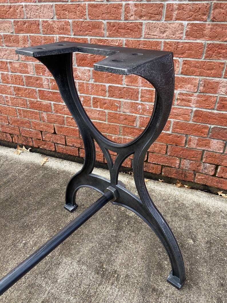 34 Counter Height Cast Iron Table Legs Base Industrial Etsy