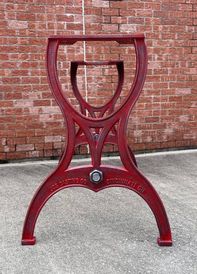 34 Counter Height Cast Iron Table Legs Base Industrial Etsy