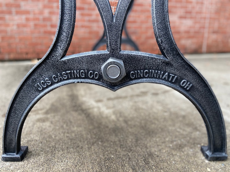 34 Counter Height Cast Iron Table Legs Base Industrial Etsy