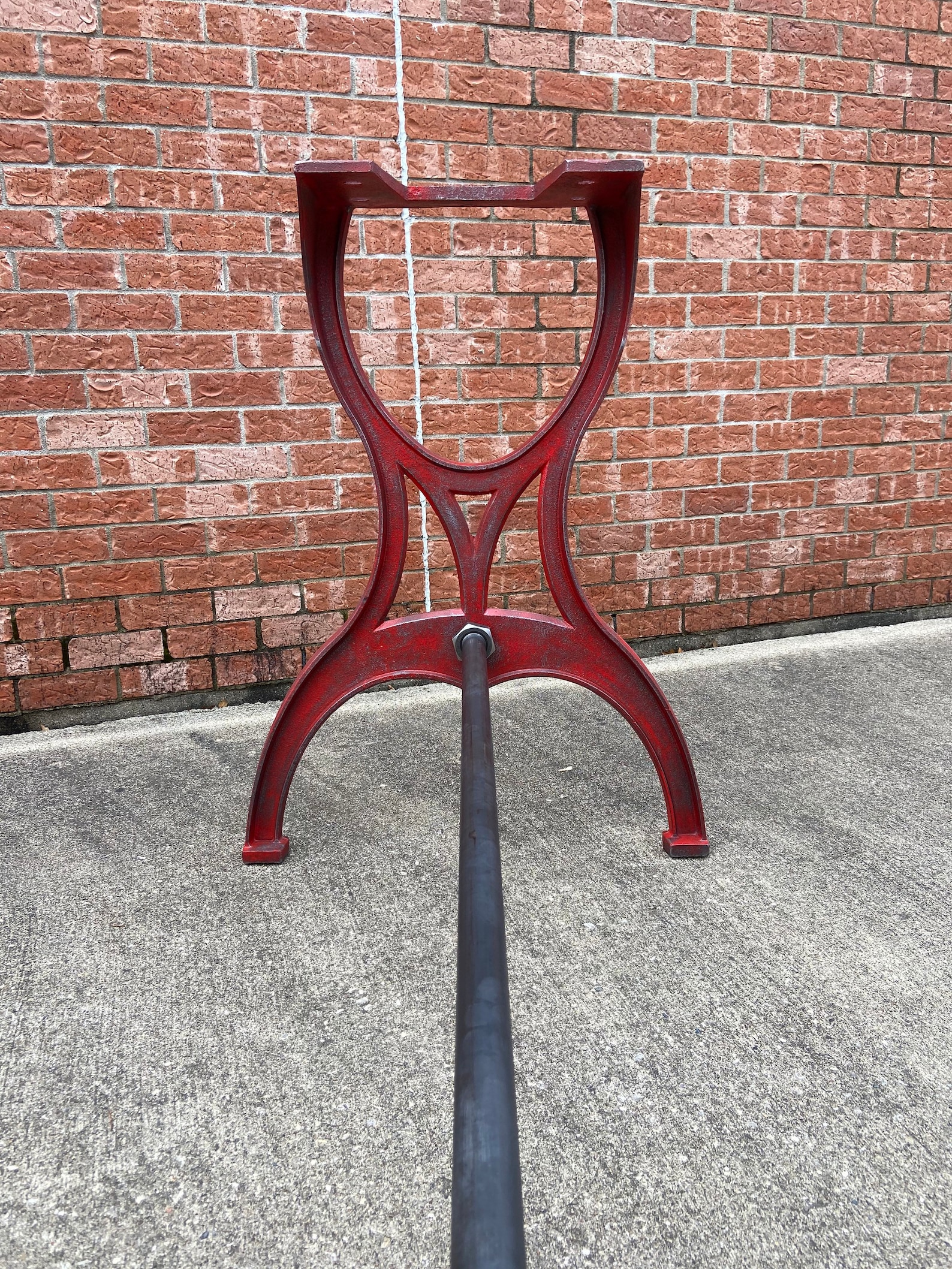 34 Counter Height Cast Iron Table Legs Base Industrial Etsy