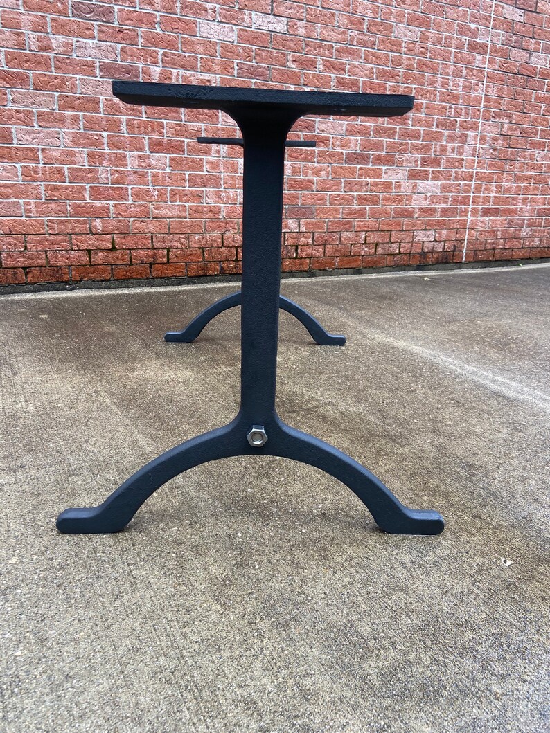 Cast Iron Dining Table Legs Desk Base Industrial Design Etsy
