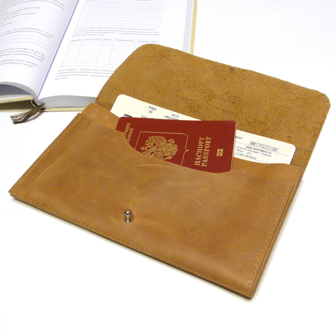 Family travel document holder for passport and tickets Etsy
