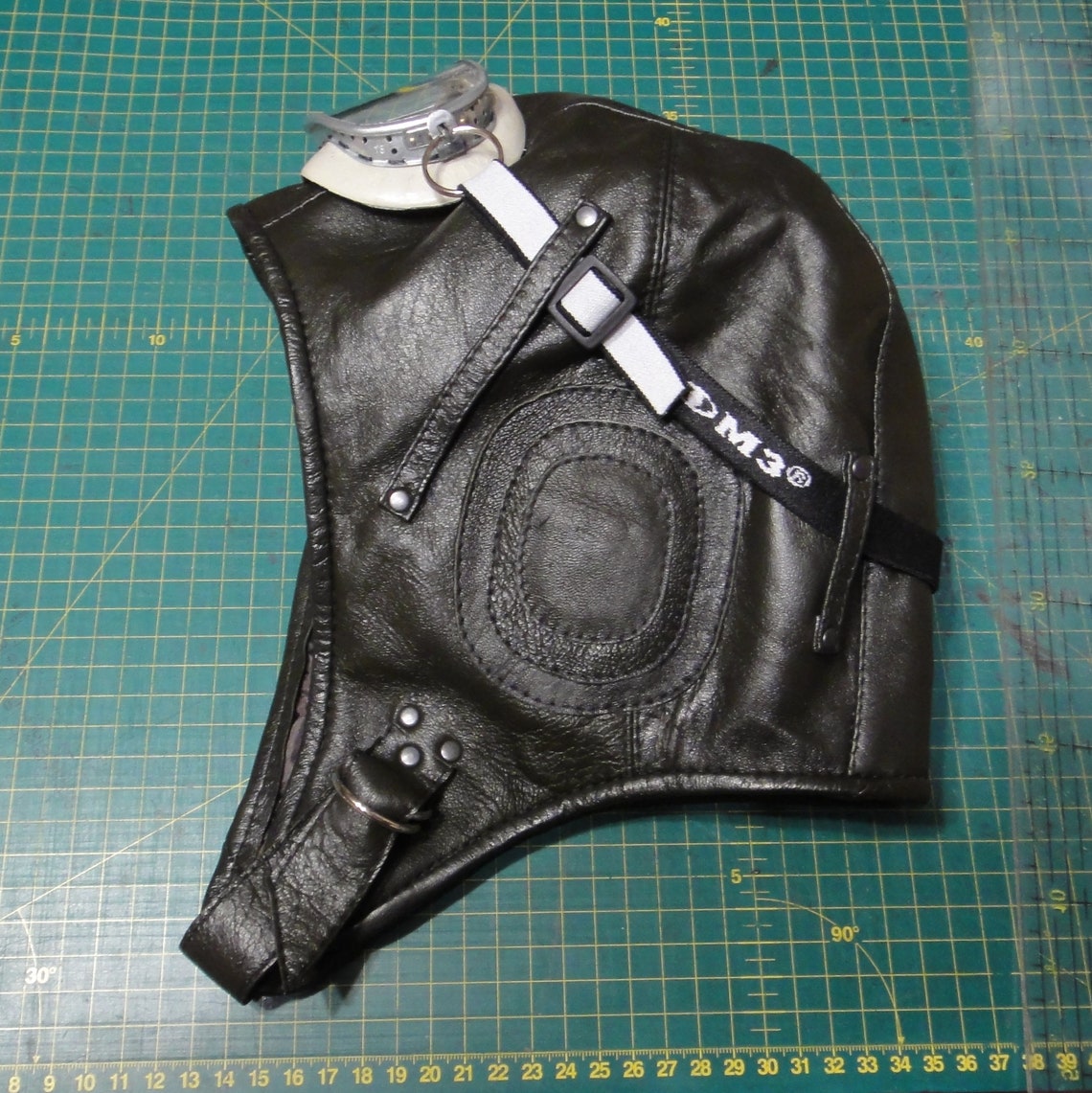 Pilot soft leather helmet and goggles Small and Large size Etsy