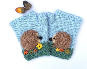 Hedgehog Mittens Knitting pattern