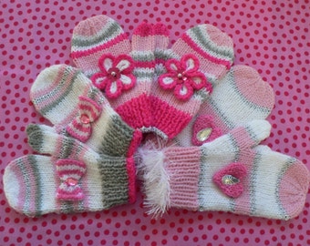 Knitting pattern Winter sparkle mitts