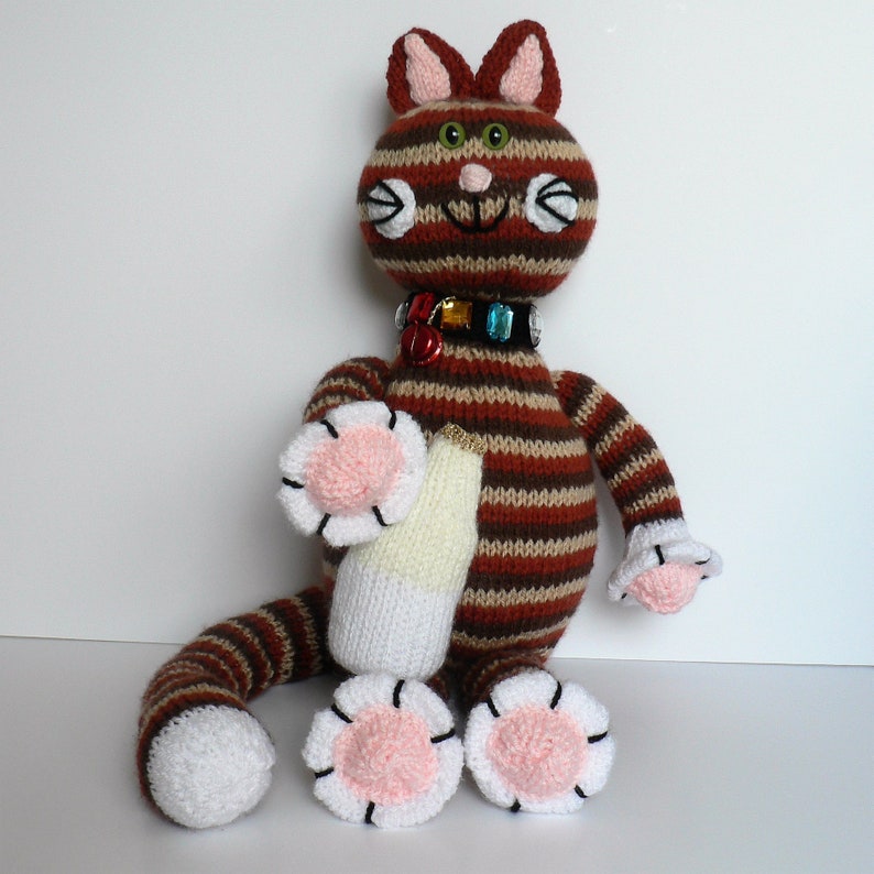 FATCAT Knitting Pattern Etsy