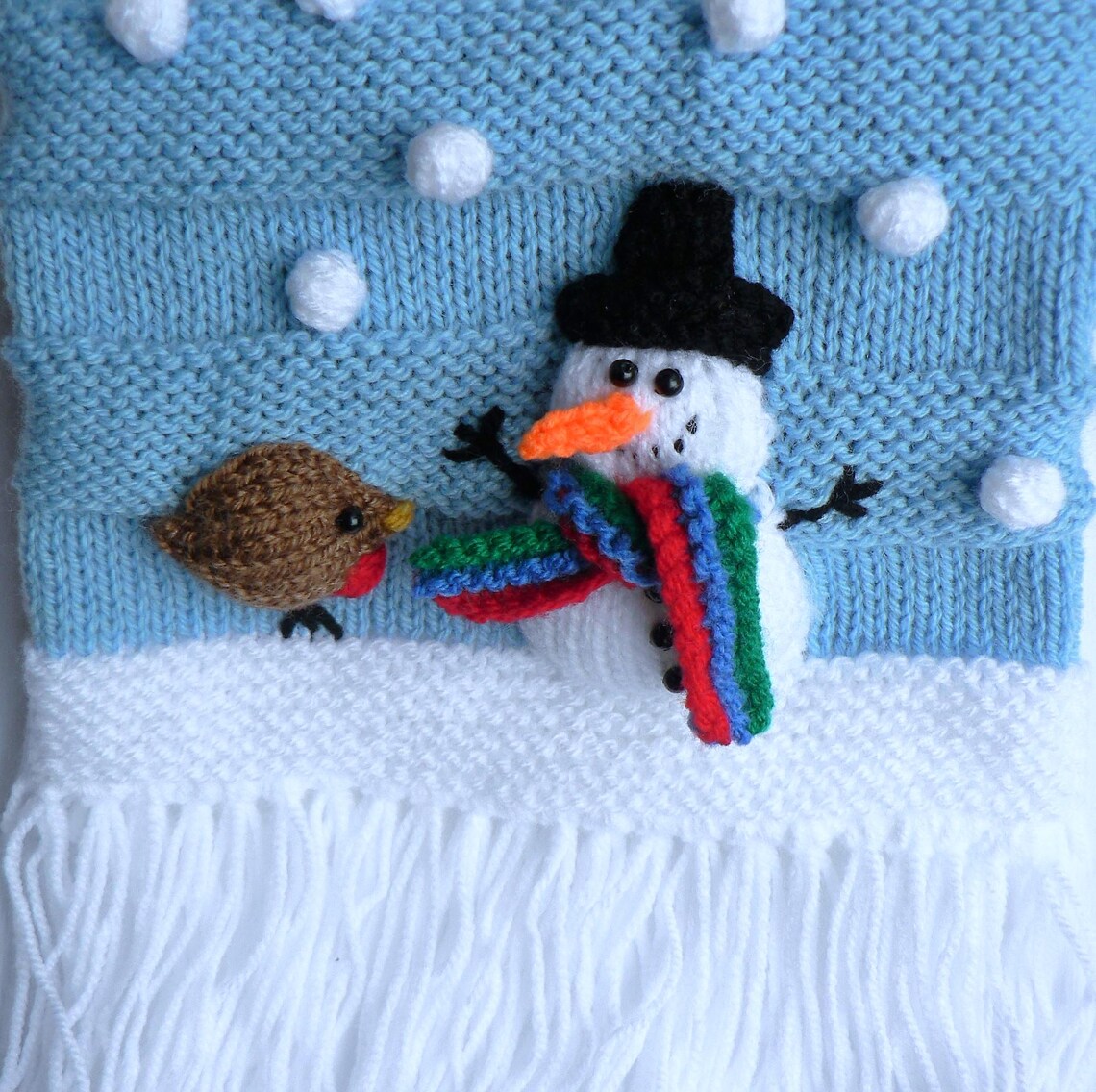 Snow Knitting Pattern Let It Snow Knitting Pattern - Etsy