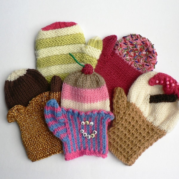 Summer in Winter Mittens Knitting pattern