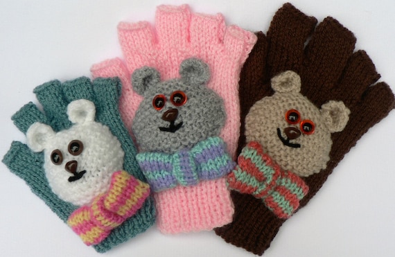 Knit Bow Gloves (Multiple Colors) Knit Bow Gloves (Multiple Colors)