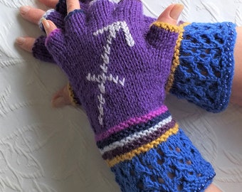 Star Sign Stash Mittens - SAGITTARIUS