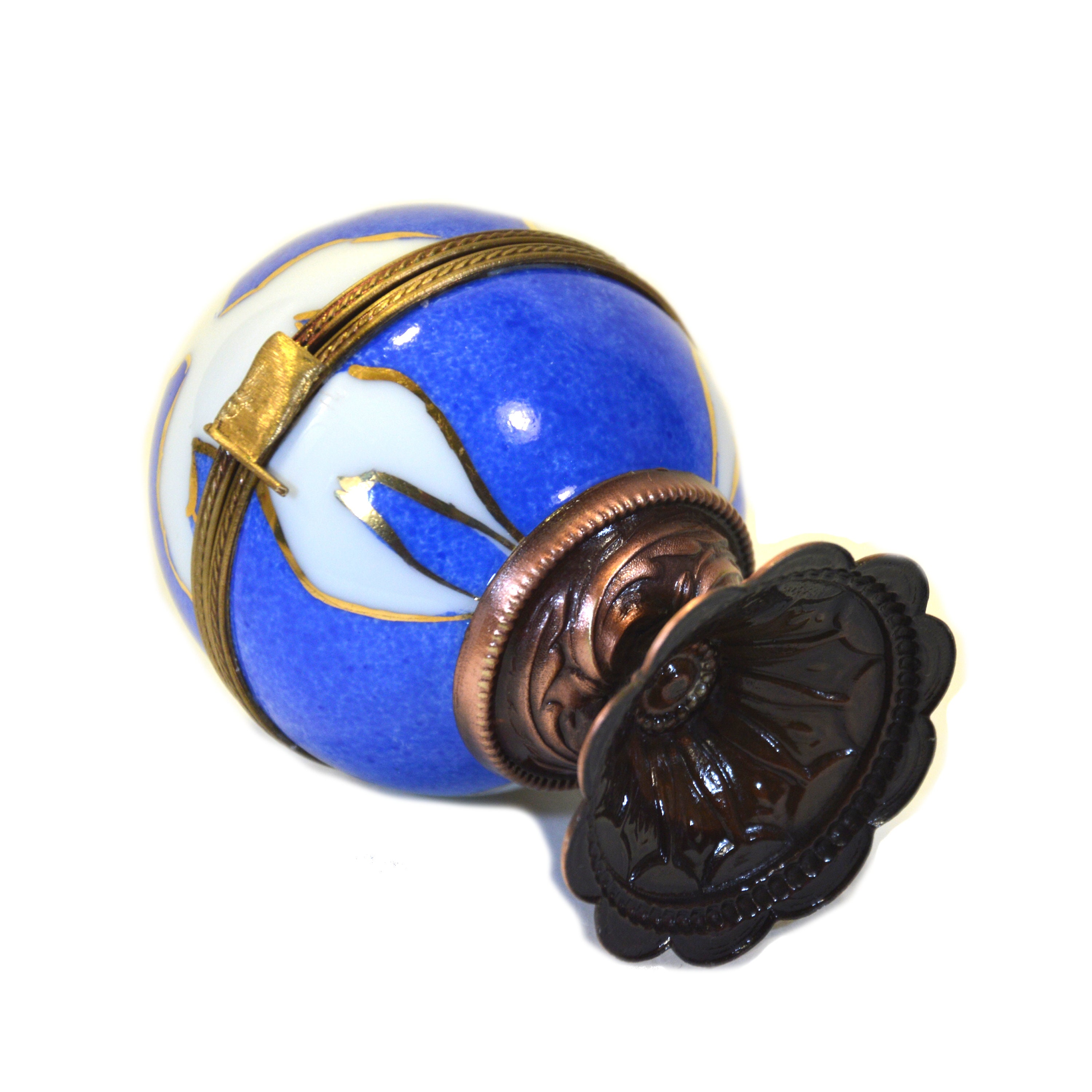 Blue Music Box With Mini Car. French Original and Unique Gift From the ...