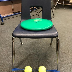 Wobble Seat Cushion for Kids / Adults with with Sensory Disorder, ADHD, Autism and Fidgeting (Blue Cushion)