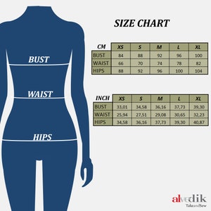 K&ouml;nnte beinhalten: Gr&ouml;&szlig;entabelle f&uuml;r Kleidung in Zoll und Zentimetern. Die Tabelle zeigt die Ma&szlig;e f&uuml;r Brust, Taille und H&uuml;fte in den Gr&ouml;&szlig;en XS, S, M, L und XL.