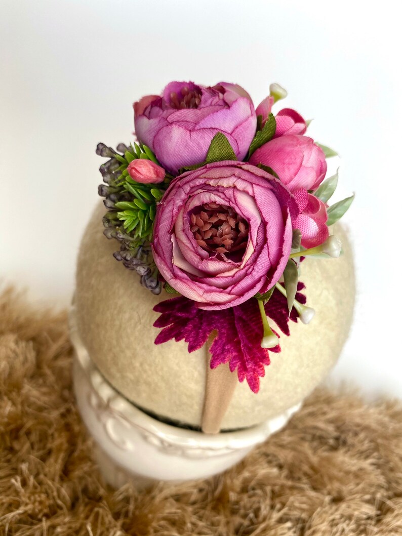 infant bows baby girls headband pink flower headband baby flower crown Baby headband baby girl hair bows newborn photo prop headband