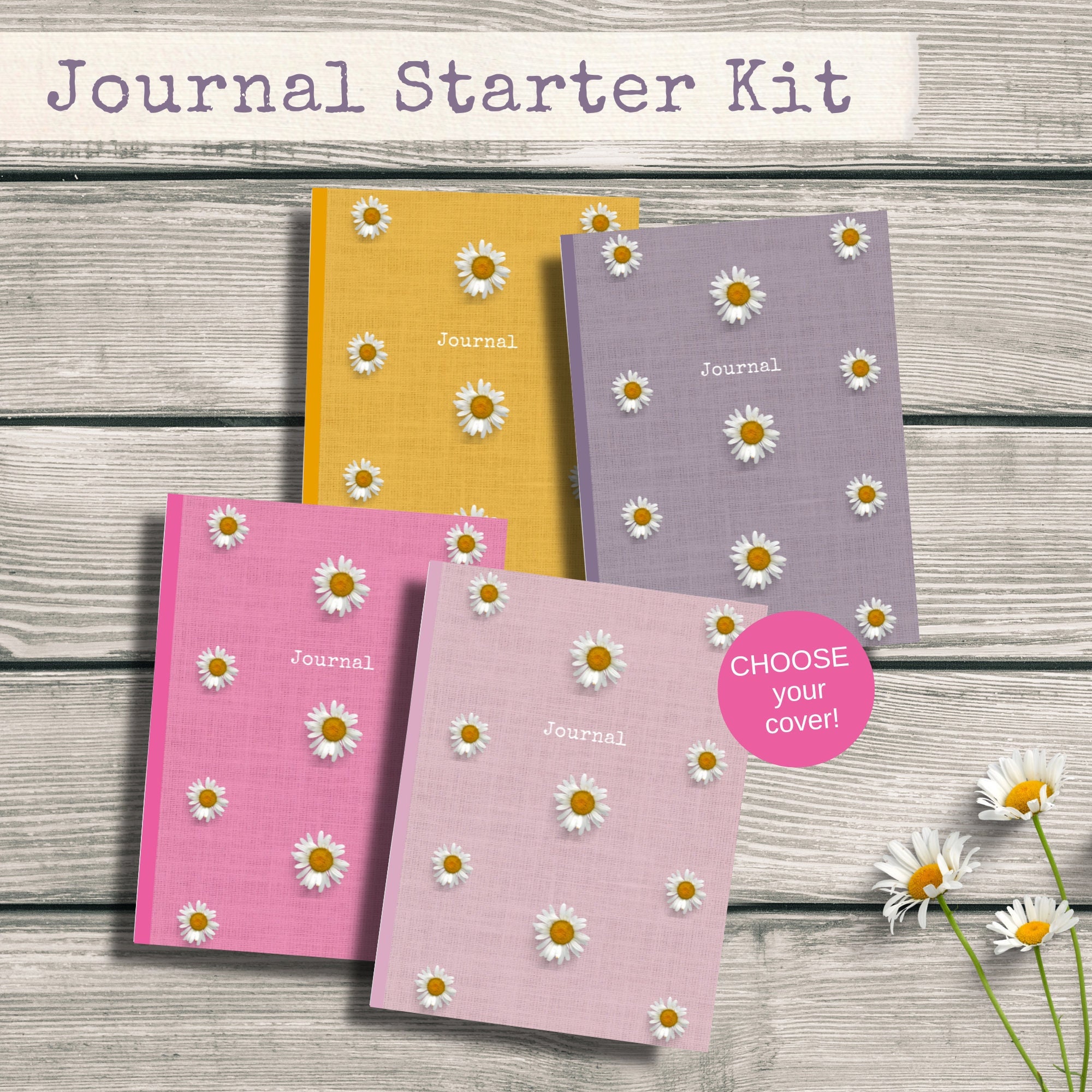 Junk Journal DIY Kit / Junk Journal Kit With Instructions / Create Your Own  Junk Journal 