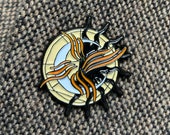 GODDESS BRIGID'S Cross / Flame / Moon / Sun / Imbolc Enamel Pin badge