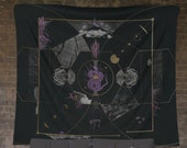 Between The Dirt & The Stars Zodiac Moon Phases Wall Hanging Tapestry