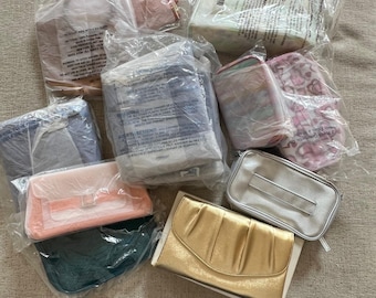 Avon Vintage make-uptas reisopberger Lot van 15 gouden clutches, nieuw NOS