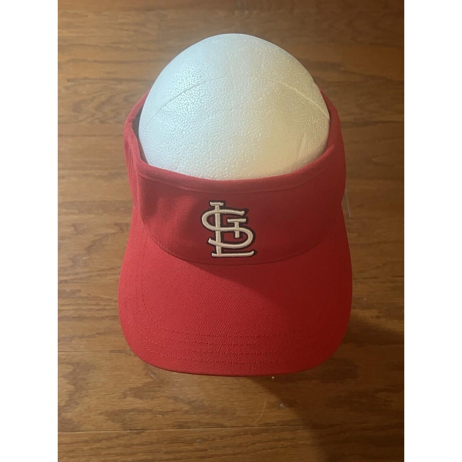 Vintage St. Louis Cardinals vizier Annco klittenband rood, zeer goede staat!