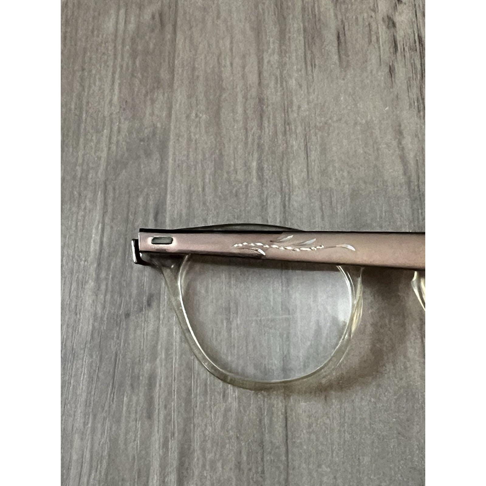 Vintage Styl-rite Cat Eye Eyeglasses Etched Aluminum  display picture 1