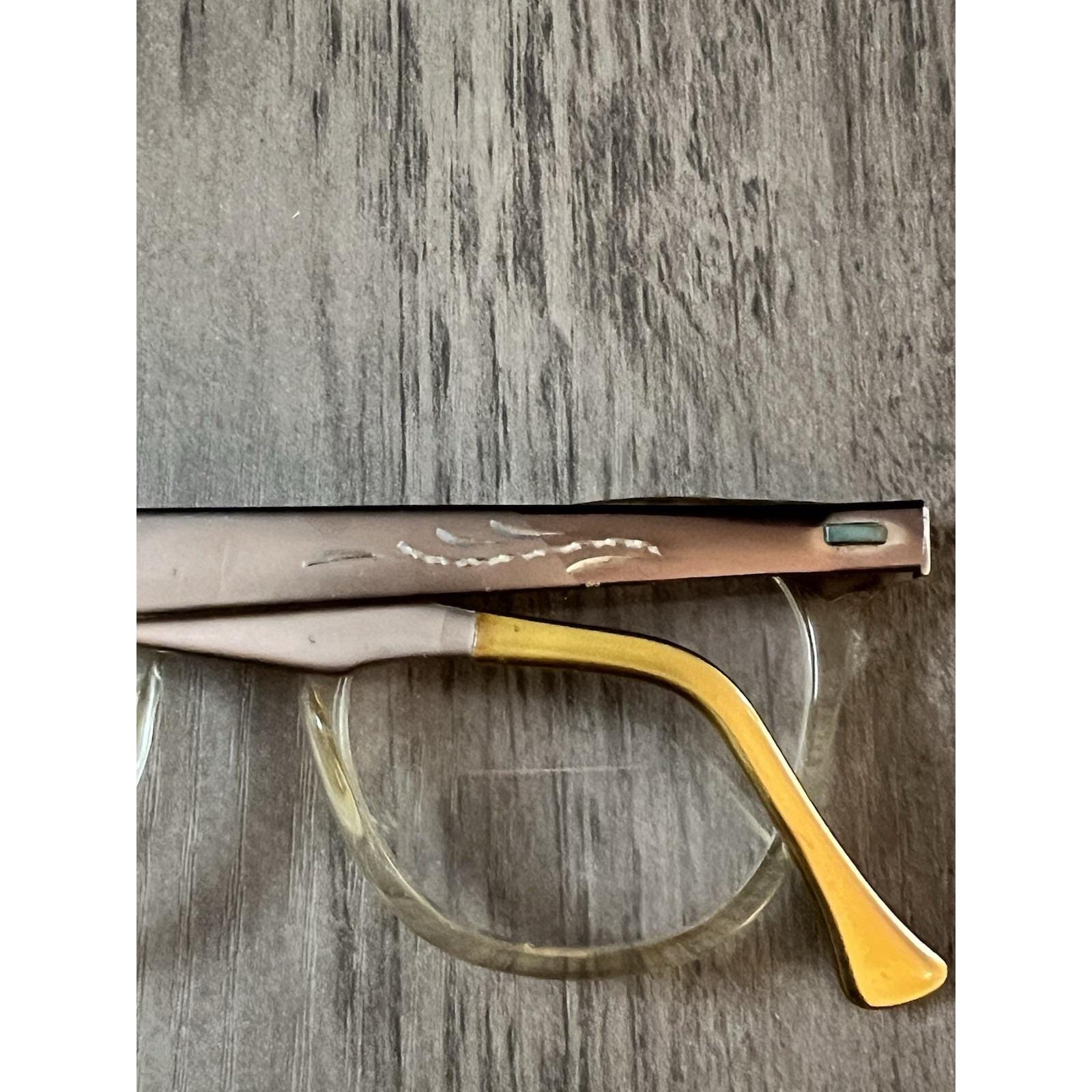 Vintage Styl-rite Cat Eye Eyeglasses Etched Aluminum  display picture 2