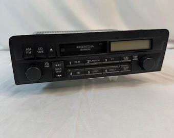 Reproductor de radio y casete AM/FM OEM para Honda Civic 01-02, número de pieza 39100-S5P-A110-M1, sin probar.