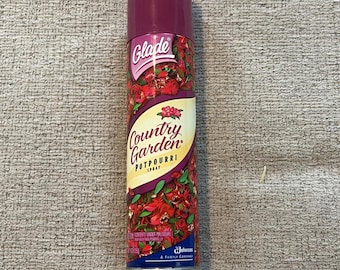 Vintage Glade Country Garden Potpourri Spray Lufterfrischer 9oz SC Johnson 1995