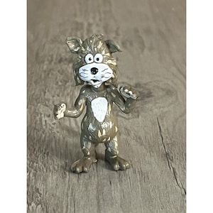 Tidy Cat Vintage PVC Black Cartoon Alley Cat Promotional Premium Figure 1980s
