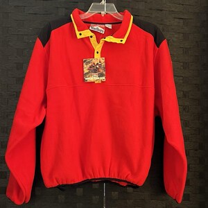 Marlboro Fleece Jacket Pullover Vintage 90s Adventure Team Gear Sz L New w/ Tag!