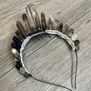 COMB ADD-ON for extra support add to any crown, headband, tiara or halo. To purchase just comb extra shipping fee must be added image 9