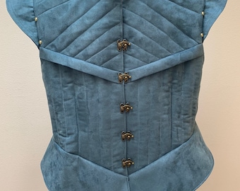 New men&#39;s Renaissance Elizabethan Revolutionary Medieval Disney Tangled pirate colonial Flynn Rider vest coat jerkin costume size small