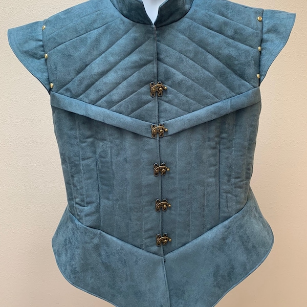New men's Renaissance Elizabethan Revolutionary Medieval Disney Tangled pirate colonial Flynn Rider vest coat jerkin costume