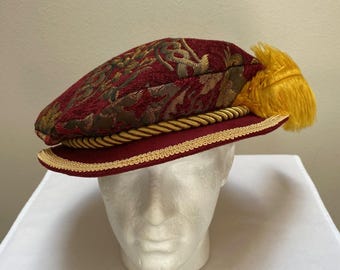 A new Renaissance Medieval Tudor soft brim muffin poet floppy hat costume