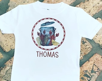 Personalized Crawfish Shirt-Crawfish Boil Shirt-Toddler Crawfish Boil Shirt-Baby Crawfish Boil Shirt