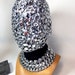 Mask in Rhinestones, Rave Mask, Festival Mask, Party Mask, Rave ...