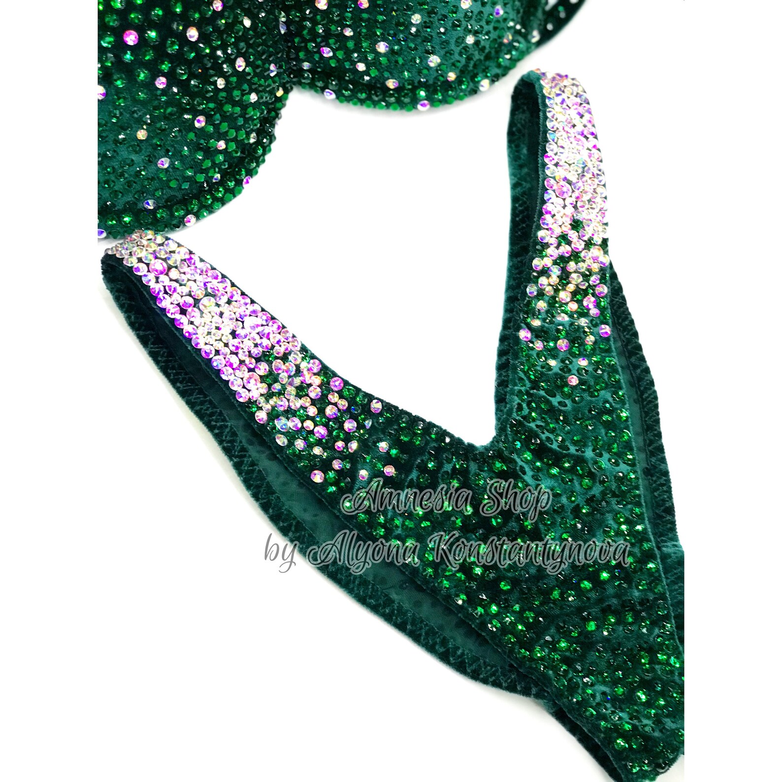 Green Bikini Fitness Bikini IFBB Competition Bikini Etsy