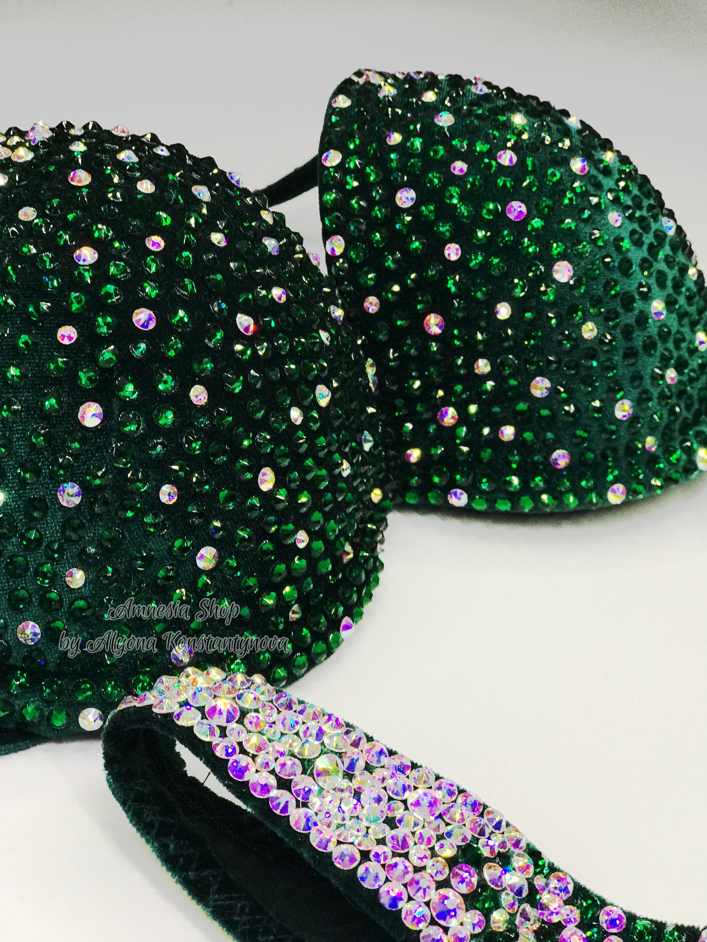 Green Bikini Fitness Bikini IFBB Competition Bikini Etsy