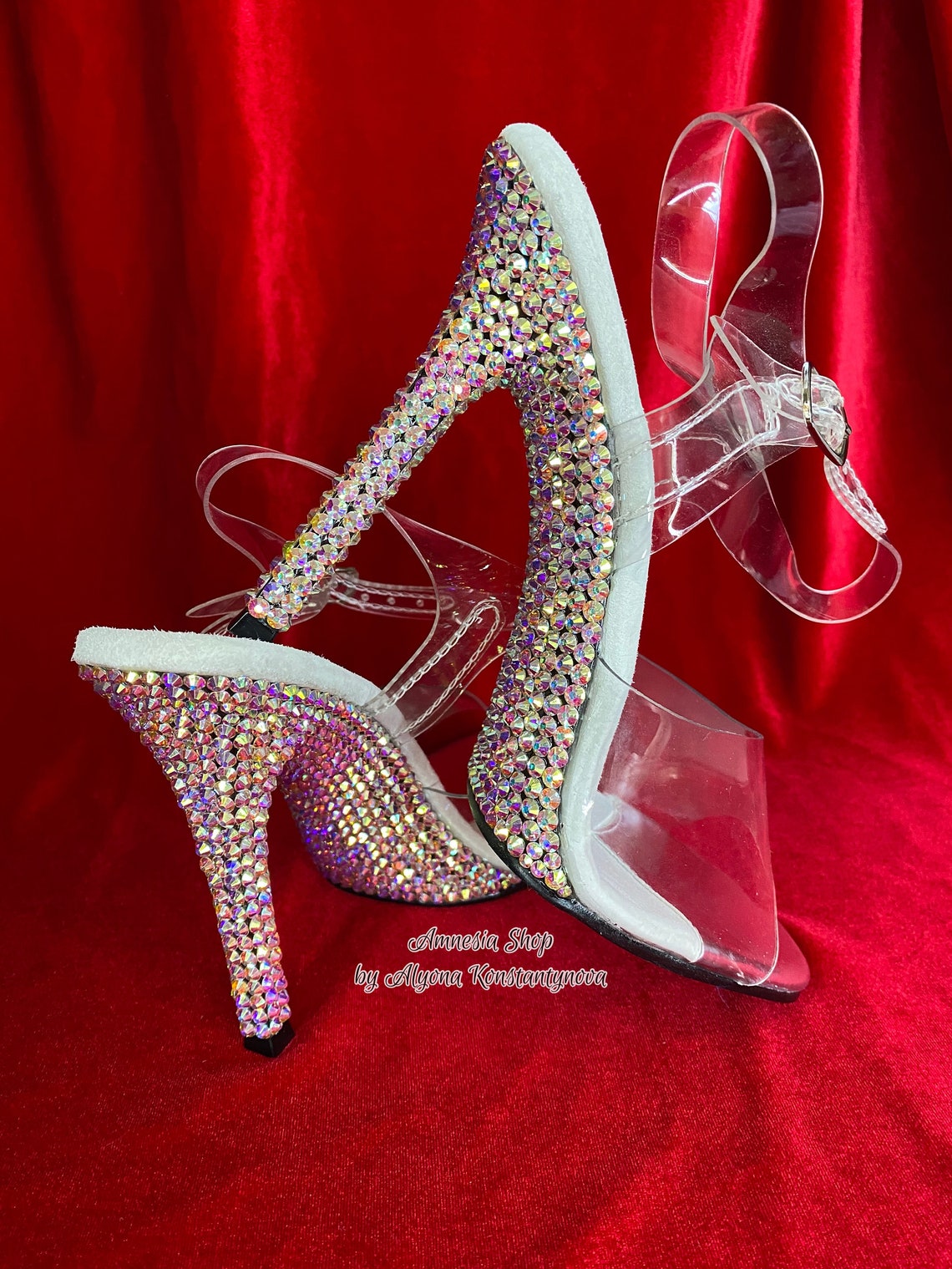 Bikini Shoes Swarovski Shoes Competition Shoes Bikini Etsy