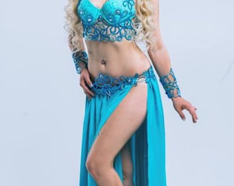 Belly Dance Costume, Exotic Dance Wear, Festival Clothing, Exotic Dance Costume, Fashion Dress, Party Dress, Rave Clothing, Sexy Costumes