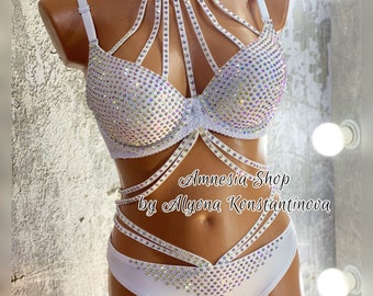Women Sexy Set, Sexy Costume, Rave Wear, Sexy Dancewear, Sexy Lingerie, Erotic Lingerie, Stripper Clothing, Exotic Dancewear, Festival Wear