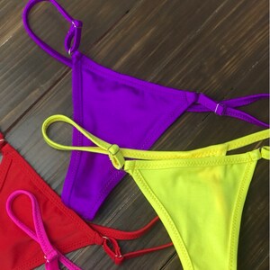 Trosor, Stringtrosor, Gheer stringtrosa, Sexig bikini, Lingerietrosor, Spetstrosor, Handgjorda trosor, Brasiliansk bikini, Microbikini bild 5
