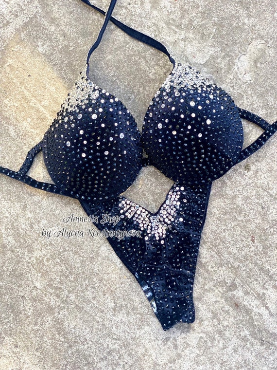 フィットネスビキニ - ボディービルビキニ - ブラックビキニ - IFBB  