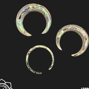 People's Jewelry - Abalone Shell Pinchers - Priced per Piece