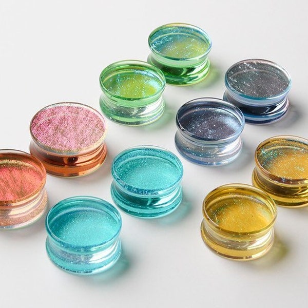 Gorilla Glass -  Deluxe Dichroic Plugs (Single Flare and Double Flare)