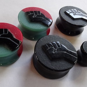 Gorilla Glass RESIST! image plugs Double Flared
